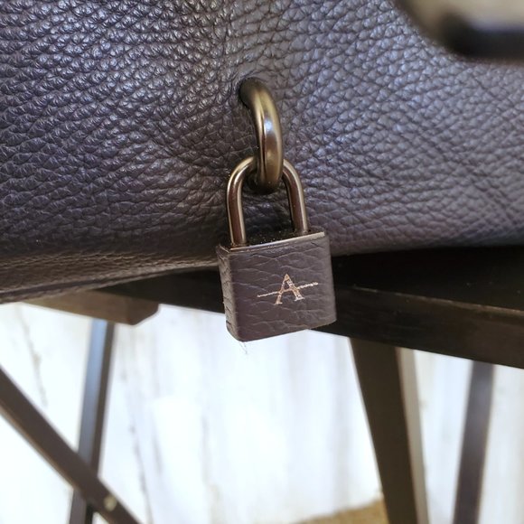 AQUATALIA NOMAD LEATHER DUFFEL TRAVEL BAG *UNISEX* RARE COLOR SOLD OUT ON SITE - Picture 11 of 12